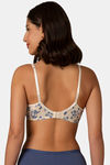 Every de by Amante Double Layered Non Wired Full Coverage Super Support Bra - Floral Print — thumbnail 3